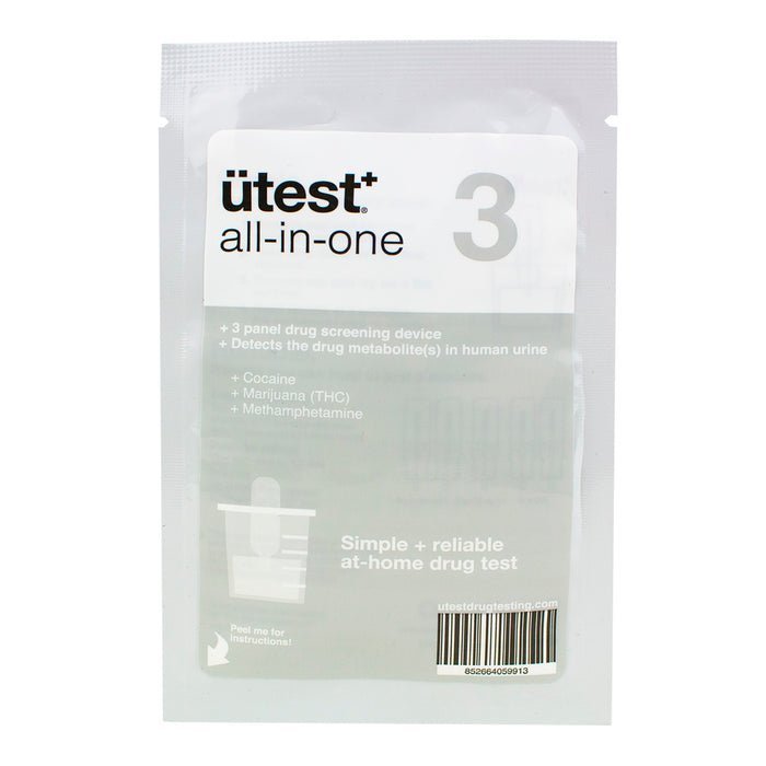 3 Panel Drug Test Kit U-test – THC, Cocaine, Meth